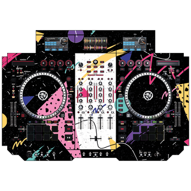 dj-skins Numark NS 7 III Skin 80s – MIZUCAT